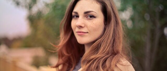 woman with brown hair